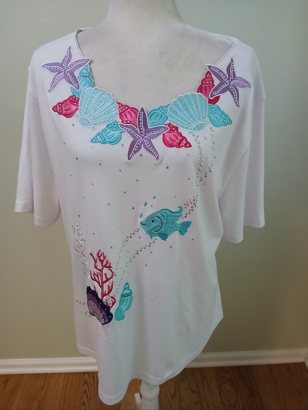 Princess Cruises Sea Life Scoop Neck Short Sleeve T Shirt